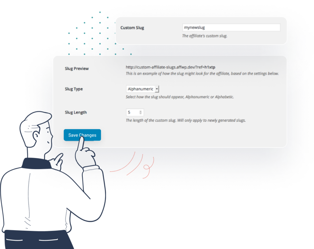 Custom affiliate links