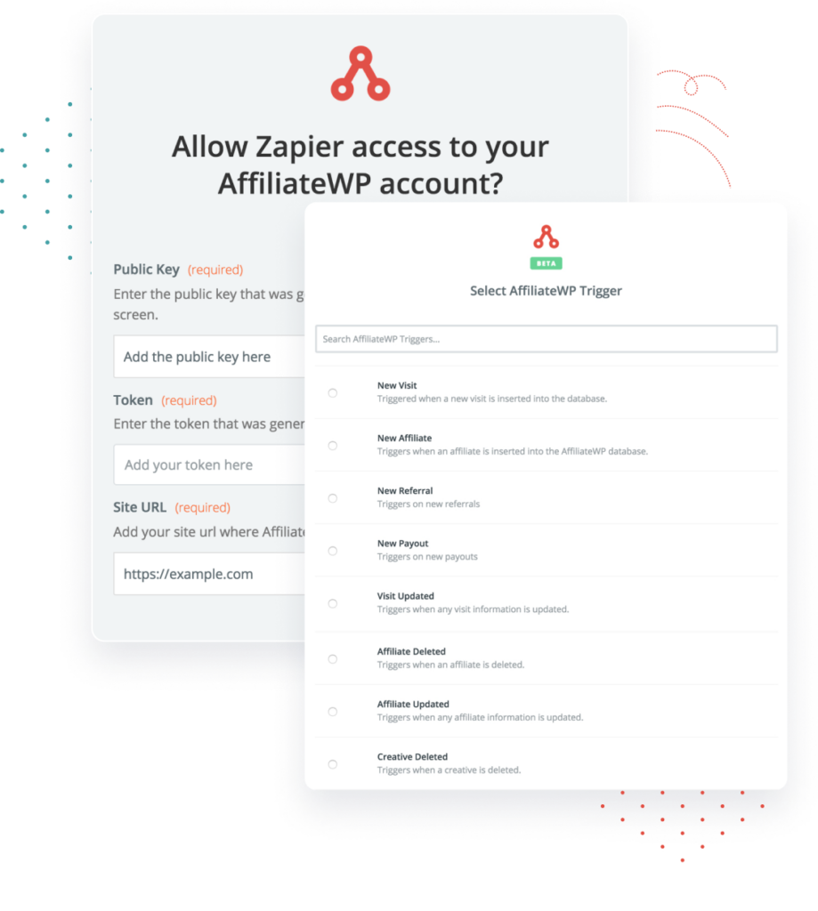 Zapier affiliate addon