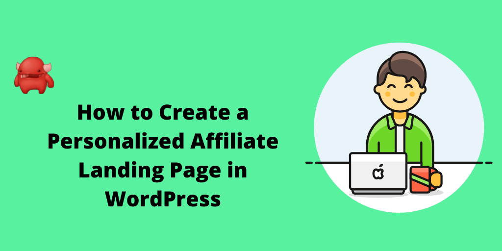 Personalized affiliate landing page